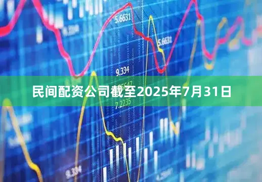 民间配资公司截至2025年7月31日